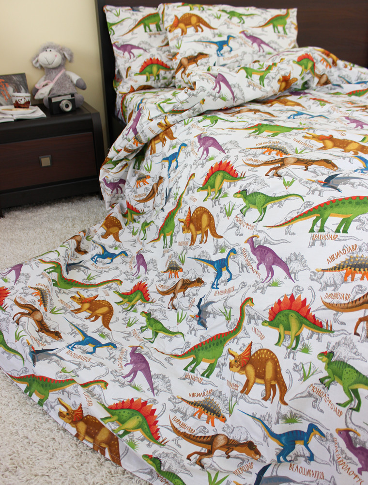 Полуторний набір постільної білизни 150*220 із Бязі "Gold" №614175 Черешенка™