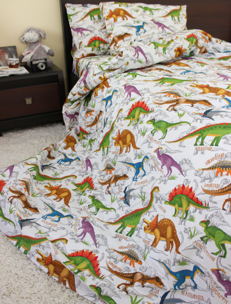 Полуторний набір постільної білизни 150*220 із Бязі "Gold" №614175 Черешенка™