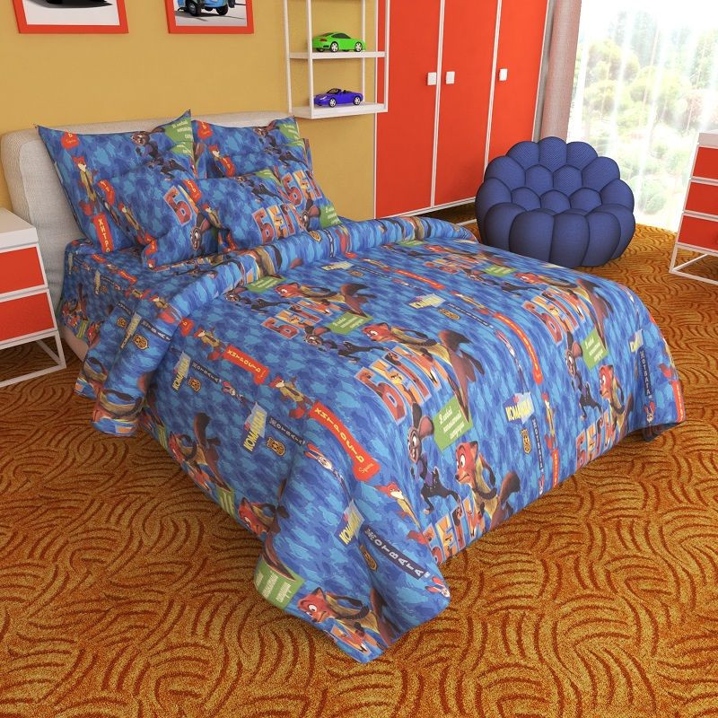 Ткань для постельного белья Бязь "Gold" Lux детская GLB7198