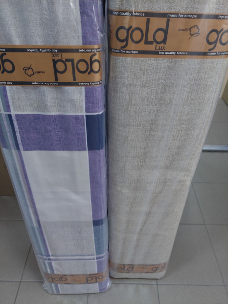 Ткань для постельного белья Бязь "Gold" Lux GL1875-beige (A+B) - (50м+50м)
