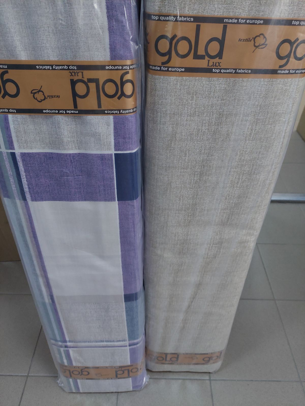 Ткань для постельного белья Бязь "Gold" Lux GL1875-beige (A+B) - (50м+50м)