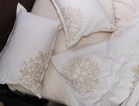 Євро-максі набір постільної білизни 200*230 із Трикотажу (В'язка) №500-09 Черешенка™