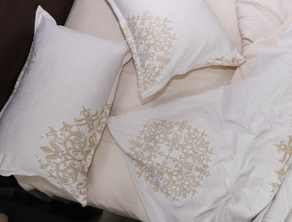 Євро-максі набір постільної білизни 200*230 із Трикотажу (В'язка) №500-09 Черешенка™