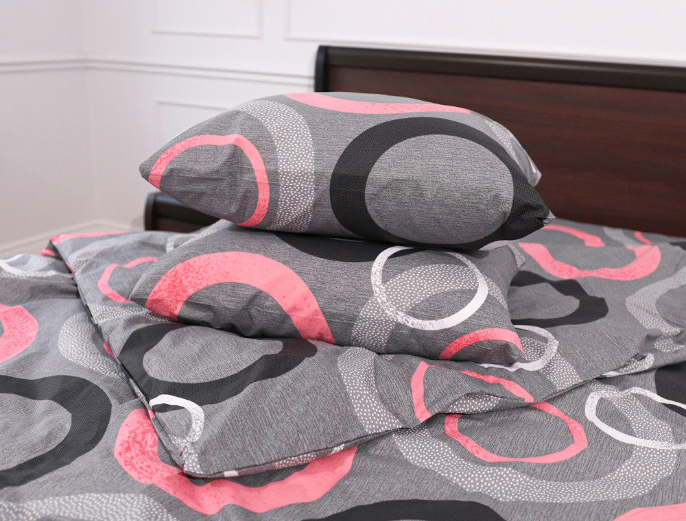 Двоспальний набір постільної білизни 180*220 із Бязі "Gold" №159112 Черешенька™