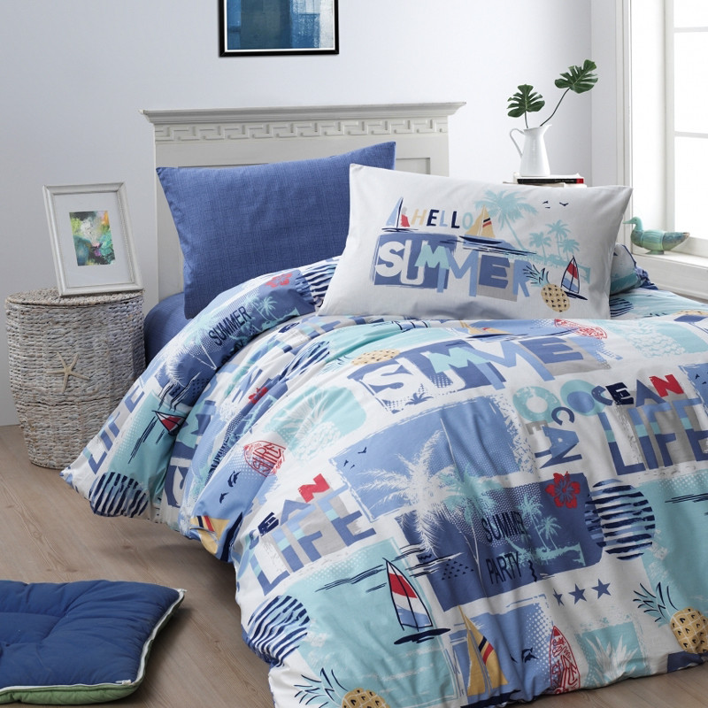 Дитячий комплект із Ранфорсу Summer Mavi First Choice™