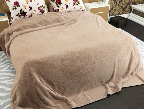 Двоспальний флісовий плед №33950