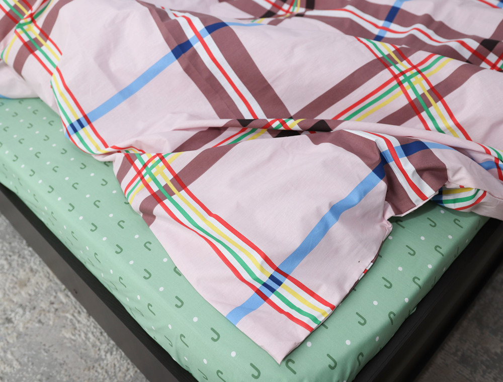 Двоспальний набір постільної білизни 180*220 із Бязі "Gold" №151900AB Черешенка™