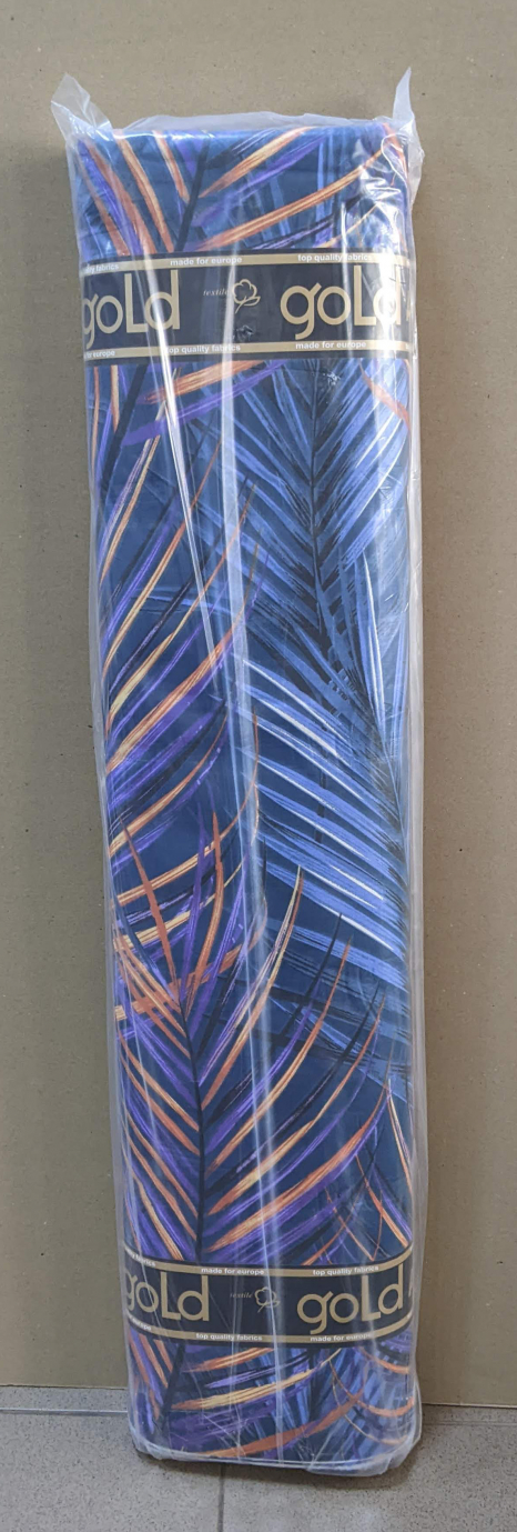Тканина для постільної білизни Бязь "Gold" Lux GL3489blue