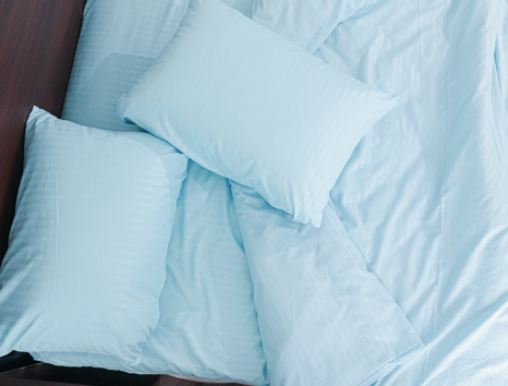 Евро набор постельного белья 200*220 из микрофибры в полоску №2061246 Черешенка™