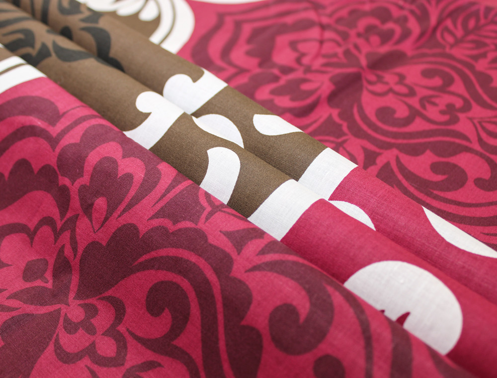 Полуторний набір постільної білизни 150*220 із Бязі "Gold" №151424AB Черешенка™