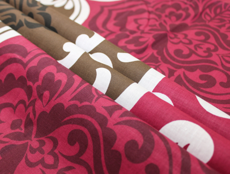 Полуторний набір постільної білизни 150*220 із Бязі "Gold" №151424AB Черешенка™