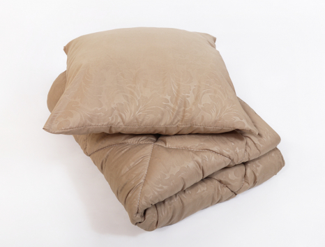 Комплект дитяча ковдра 105x135 + подушка 50x50 (мікрофібра/холлофайбер) №2112