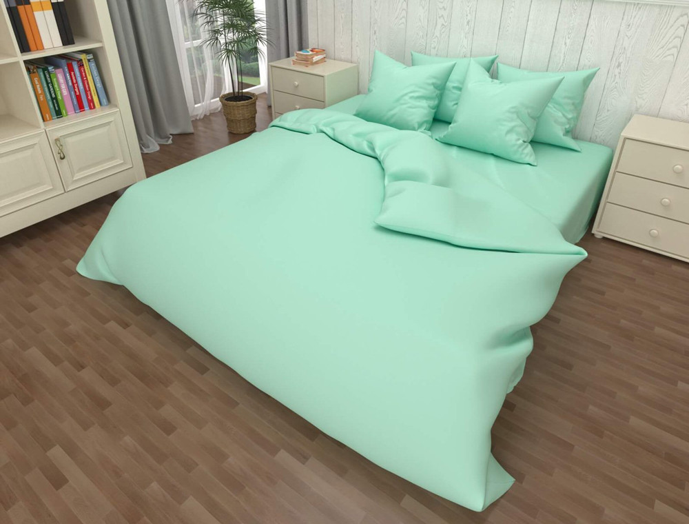 Евро макси набор постельного белья 200*220 из Бязи "Gold" с простынью на резинке №146009 Черешенка™