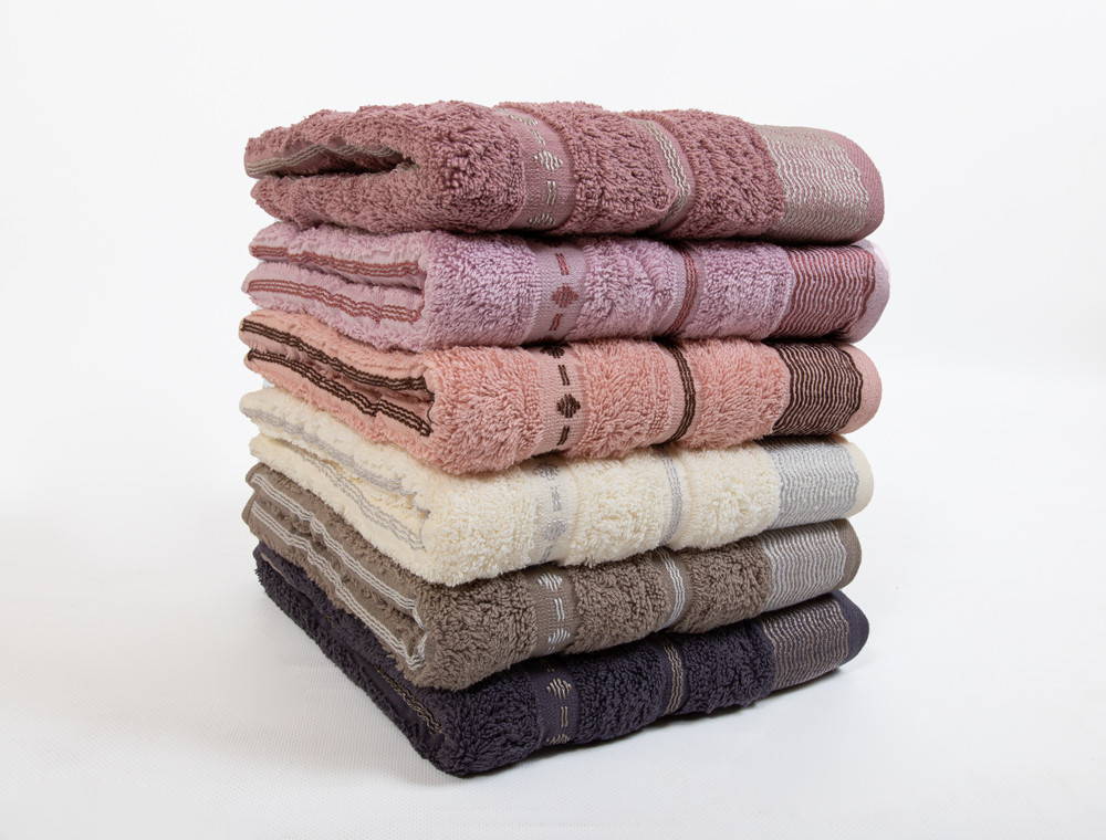 Комплект махрових рушників CESTEPE CIZGILI (90*50)