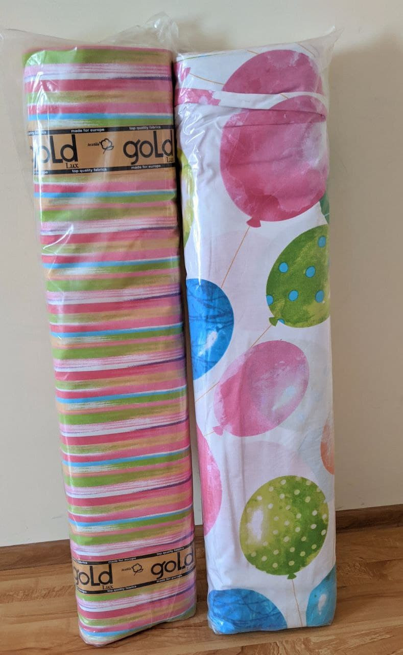 Тканина для постільної білизни Бязь "Gold" Lux GL3818R (A+B) - (50м+50м)