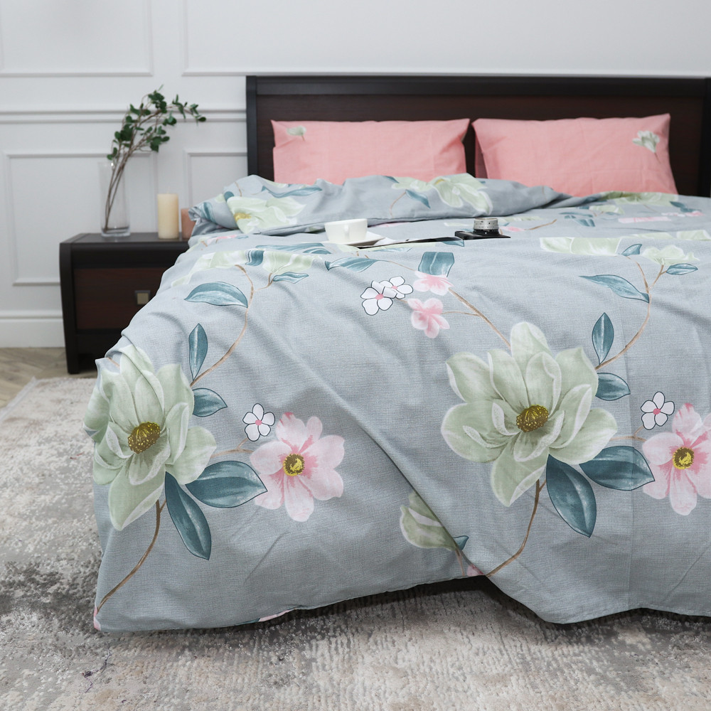 Євро-максі набір постільної білизни 200*220 із Бязі "Gold" №157405AB Черешенка™