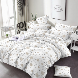 Тканина для постільної білизни Бязь "Gold" Lux GL16590white