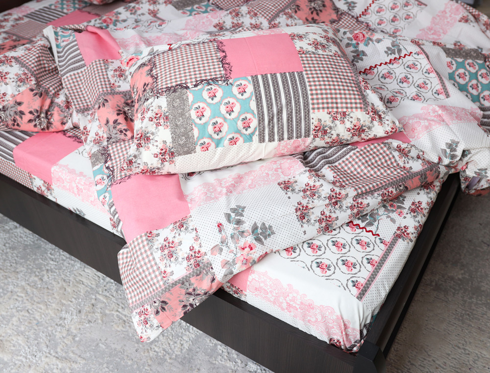 Семейный набор хлопкового постельного белья из Бязи "Gold" №156928 Черешенка™