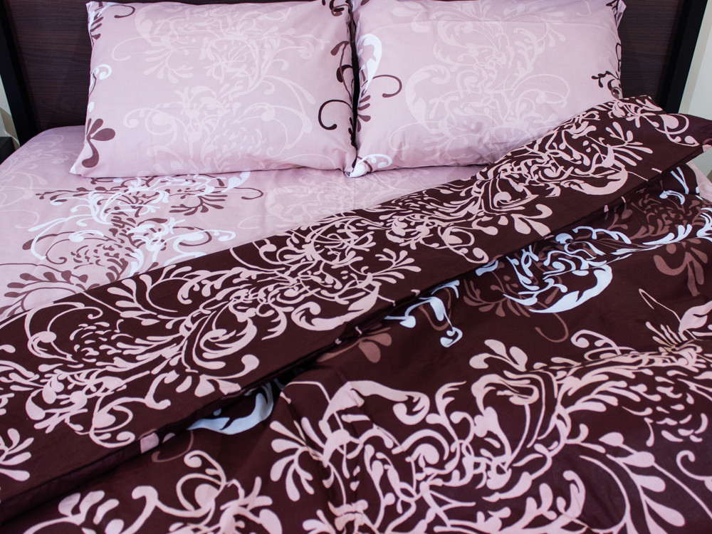 Сімейний набір постільної білизни із Бязі "Gold" №151176AB Черешенка™