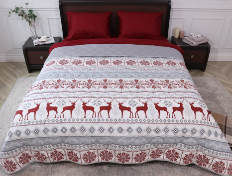 Євро стьобане покривало байка/мікрофібра №55107R