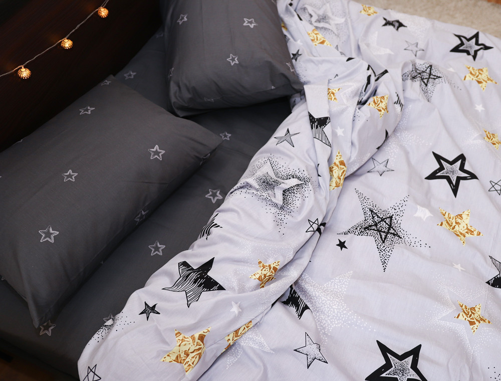 Сімейний набір постільної білизни із Сатину №033AB Черешенка™