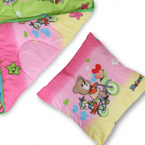 Комплект дитяча ковдра 105x135 + подушка 50x50 №2121