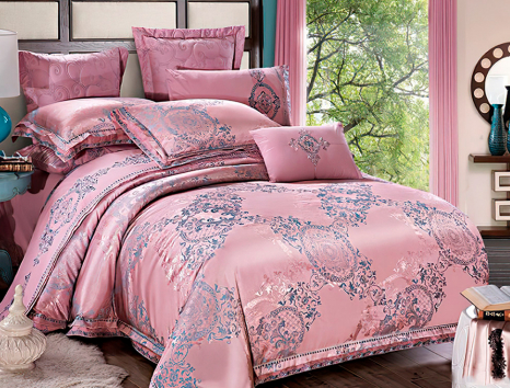 Євро-максі набір постільної білизни 200*220 із Жакарду №023AB KRISPOL™