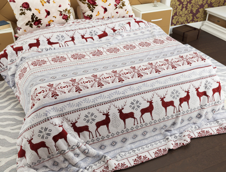 Євро-максі стьобане покривало байка/мікрофібра №55108R