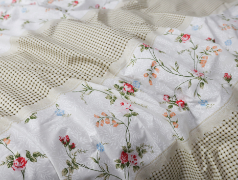 Полуторный набор постельного белья 150*220 из Бязи "Gold" №157300 Черешенка™