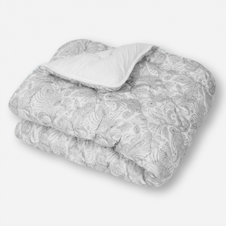 Двуспальное одеяло микрофибра/холлофайбер двустороннее №40108