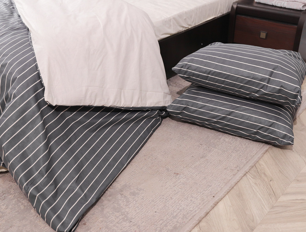 Двоспальний набір постільної білизни 180*220 із Бязі "Gold" №151210АВ Черешенька™