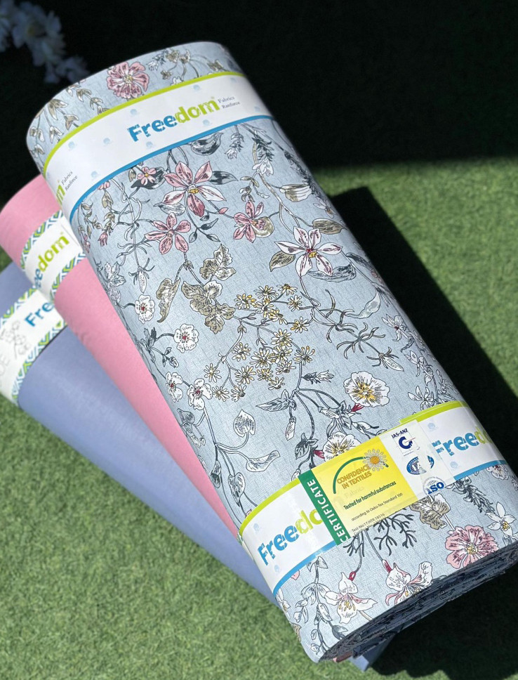 Ткань для постельного белья Ранфорс R-11-60blue (30м)