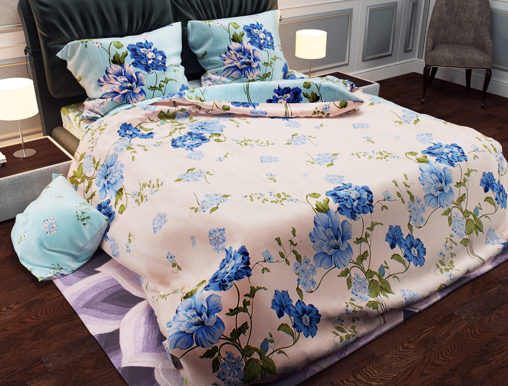 Тканина для постільної білизни Бязь "Gold" Lux GL1091 (A+B) - (50м+50м)