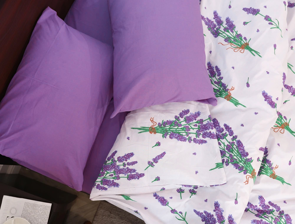 Двуспальный набор постельного белья 180*220 из Бязи "Gold" №152323AB Черешенка™