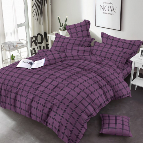 Ткань для постельного белья Бязь "Gold" Lux GLL3306violet