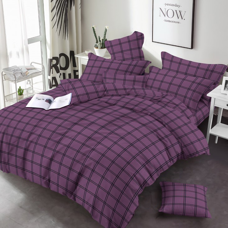 Ткань для постельного белья Бязь "Gold" Lux GLL3306violet