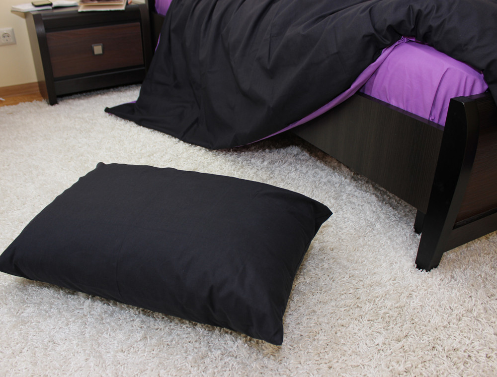 Євро-максі набір однотонної постільної білизни 200*220 із Бязі "Gold" №154028AB Черешенька™