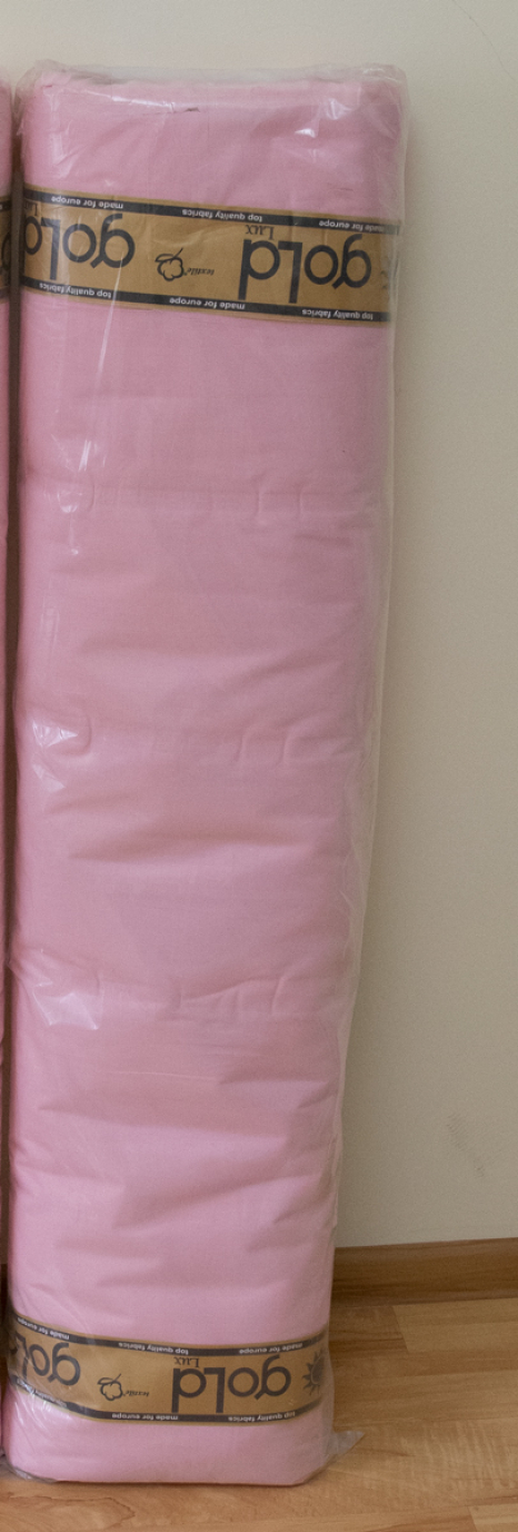 Тканина для постільної білизни Бязь "Gold" Lux однотонна GL3013rosepink (50м)