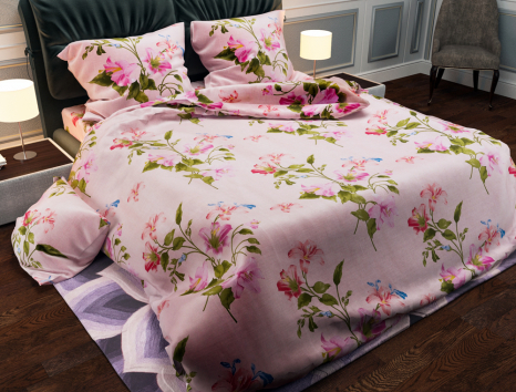 Ткань для постельного белья Бязь "Gold" Lux GL3843R