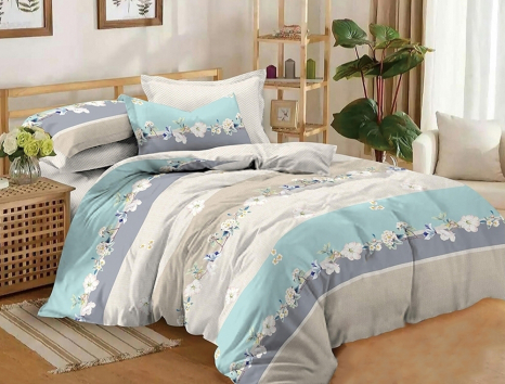 Евро макси набор постельного белья 200*220 из Сатина №393AB Черешенка™