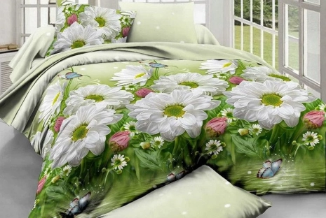 Тканина для постільної білизни Бязь "Gold" Lux GL349