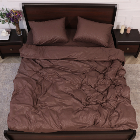 Евро набор постельного белья 200*220 из микрофибры №200110 Черешенка™