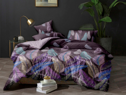 Сімейний набір постільної білизни із Сатину №1098AB Черешенка™