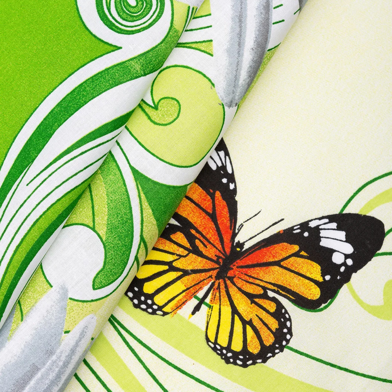 Ткань для постельного белья Бязь "Gold" Lux "Весенний букет" GL129