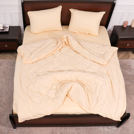 Полуторний набір постільної білизни 150*220 із мікрофібри №200103 Черешенка™