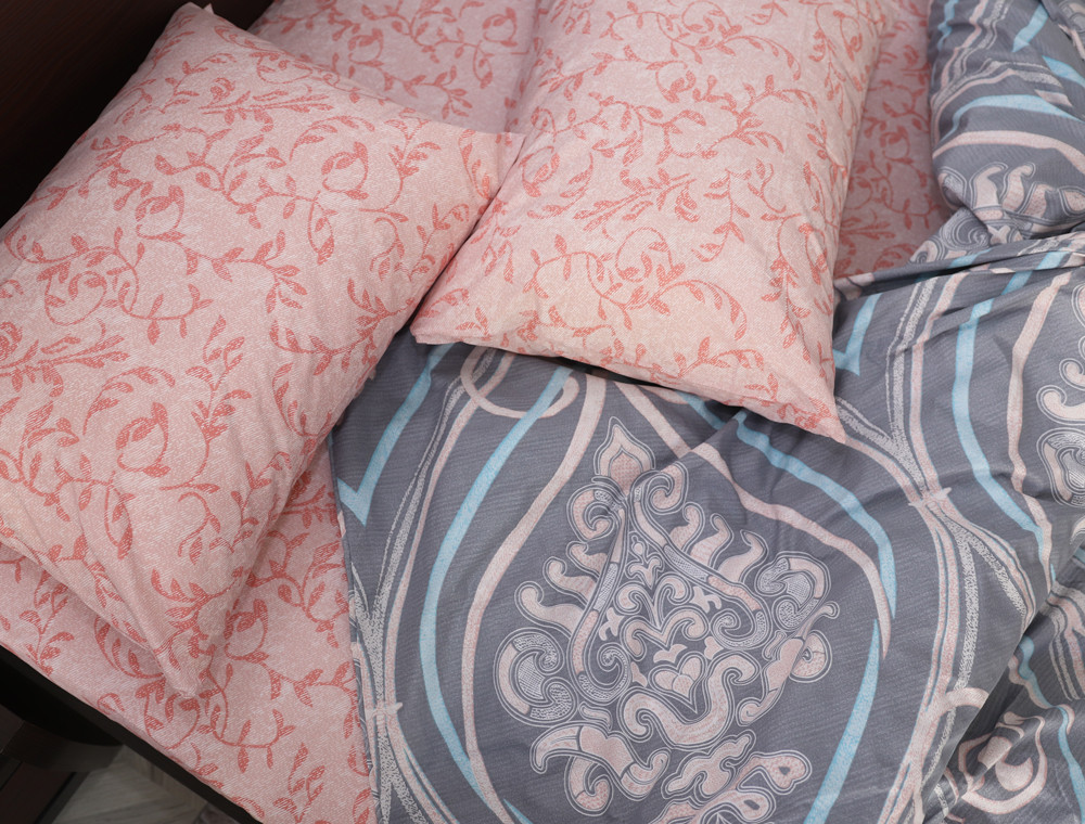 Двоспальний набір постільної білизни 180*220 із Бязі "Gold" №154698AB Черешенка™