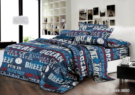 Тканина для постільної білизни Ранфорс R-3649-3650 (60м)