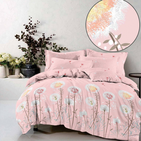 Тканина для постільної білизни Бязь "Gold" GLL1004Pink