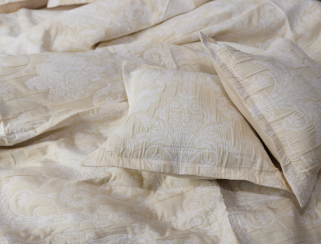 Євро-максі набір постільної білизни 200*230 із Мусліну №600-01 Черешенка™