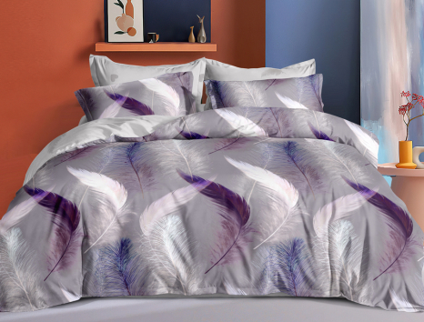 Двоспальний набір постільної білизни 180*220 із Сатину №44210 Черешенка™